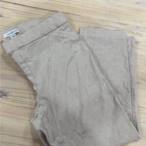 Liz Claiborne Light Beige Pull-On Pants